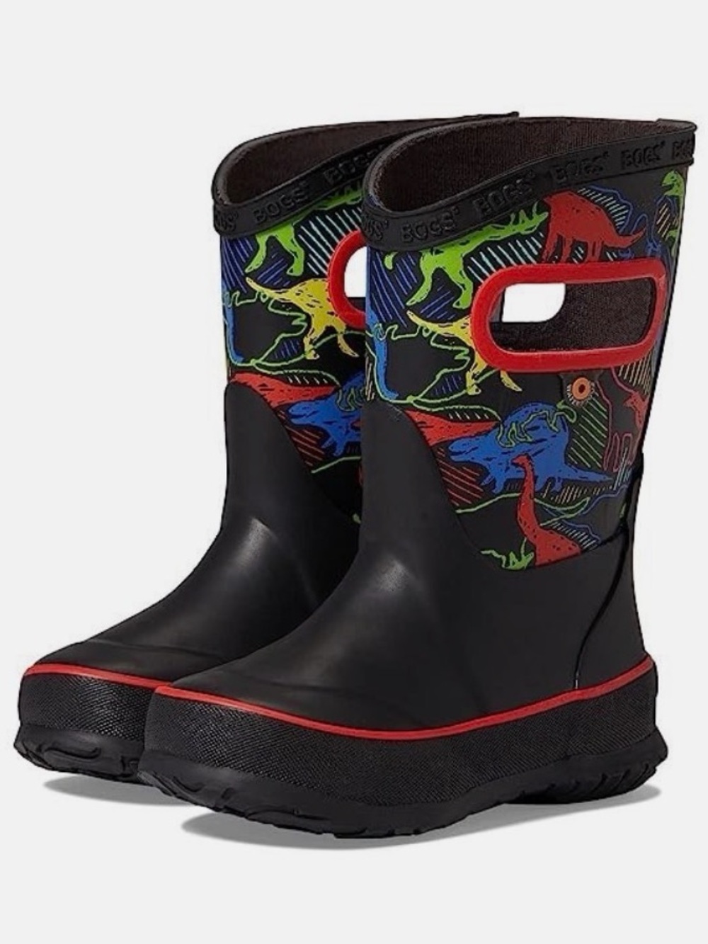 BOGS Kids Dinosaur Rain Boots